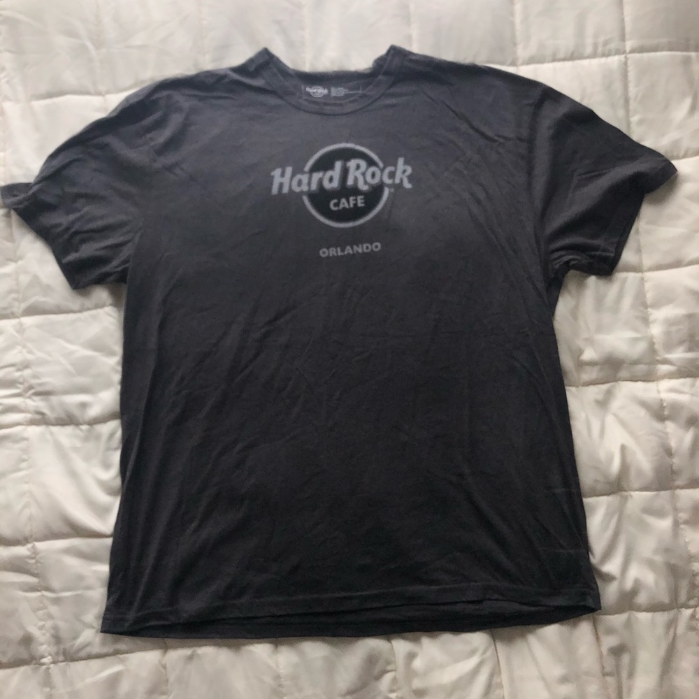 Charcoal Hard Rock tee